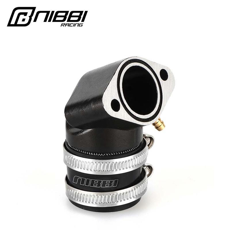 NIBBI Motorcycle Intake Manifold Carburetor Boot Joints Parts Replacement GY6 Engine Scooter Intake Manifold 1PCS