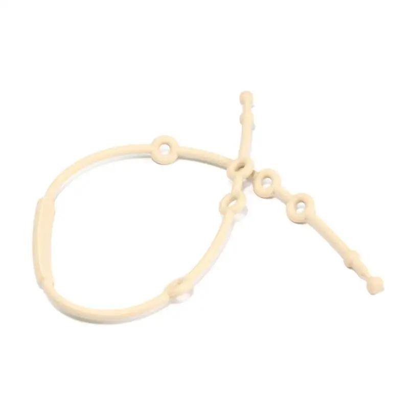 1~2PCS New Silicone Toy Safety Straps Newborn Teething Soother Chew Dummy Chains Adjustable Baby Pacifier Clip Teether Straps