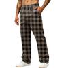 Pantaloni Jogger da Uomo a Gamba Larga con Tasche - Pantaloni della Tuta Casual Sportivi Stampati per l'Uso Quotidiano
