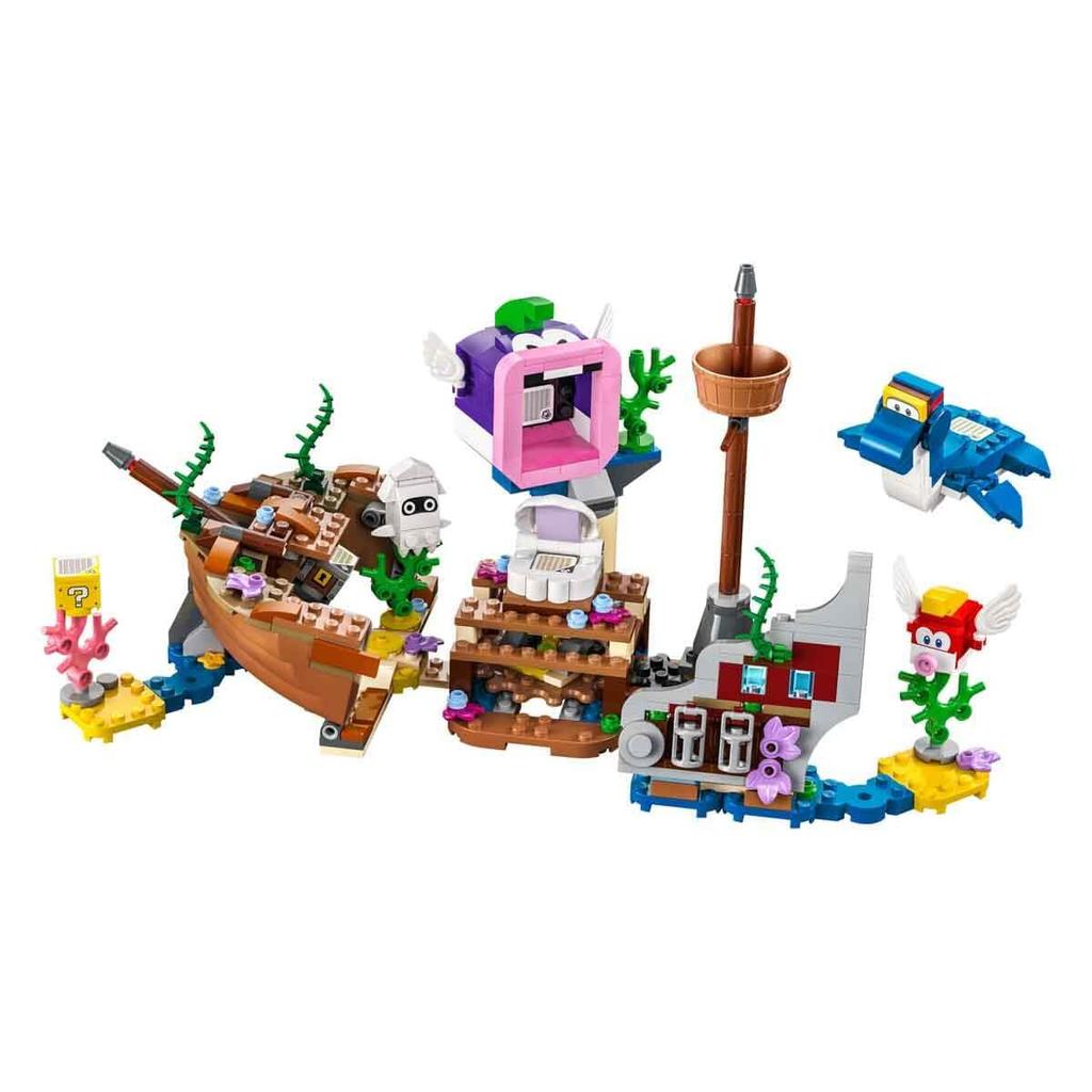 LEGO Super Mario Dossy and Sunken Ship Exploration Toy Toy Present Birthday Block Christmas Boys Girls Children 7 Years Old 8 Years Old 9 Years Old