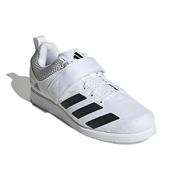 New Adidas Powerlift 5 Cloud White Core Black Grey Two GY8919