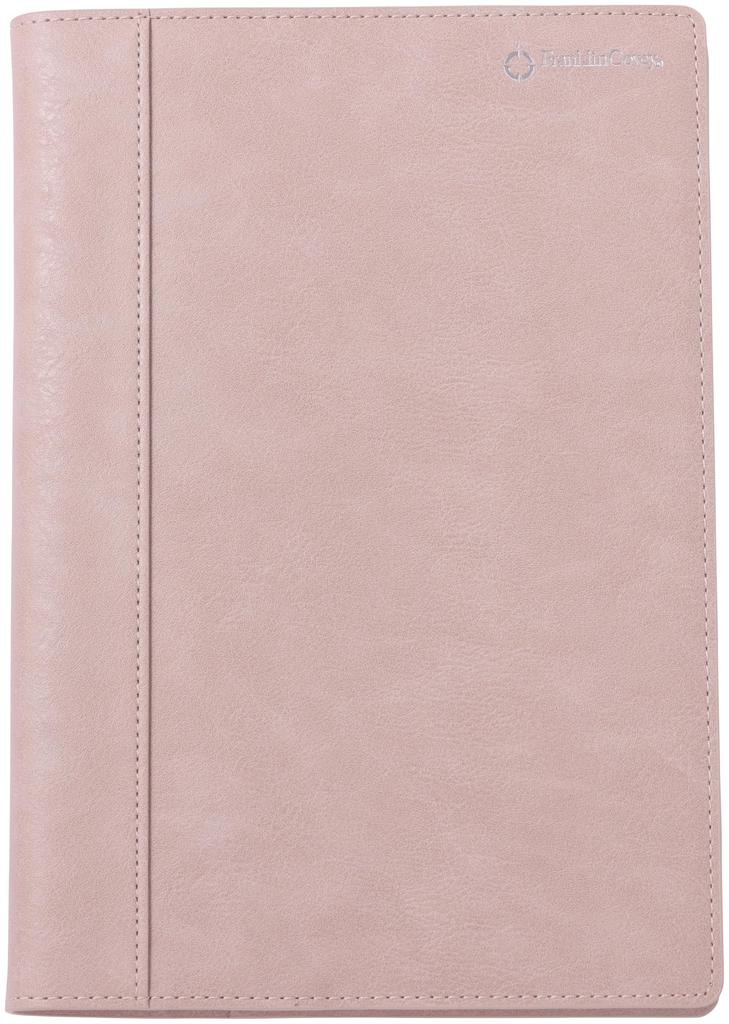 Franklin Planner Organizer, One Page Per Day, PU Synthetic Leather, Starting April 2025, A5, Greige, 86478