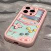 Pink Game Console 2D Pattern Phone Case Suitable for iPhone 17 16 15 14 13 12 11Pro/Max/Plus Anti Drop and Shockproof Back Cover