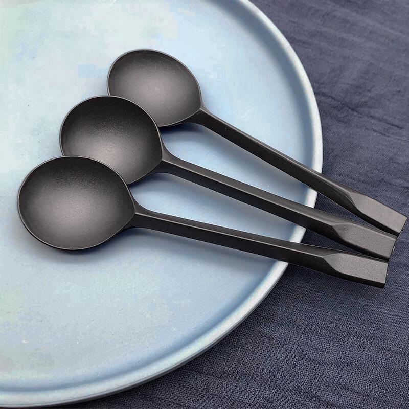 Plastic Golden Turtle Dessert Spoons