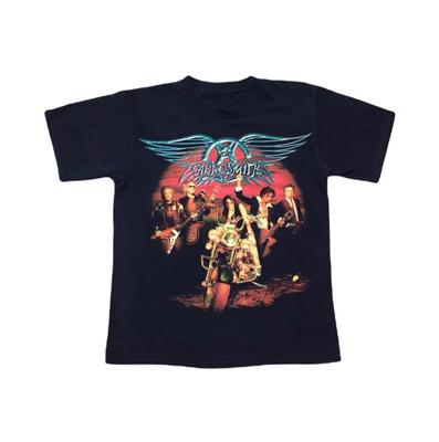 T-Shirt Aerosmith Band - Get Your Wings Classica Nera Unisex