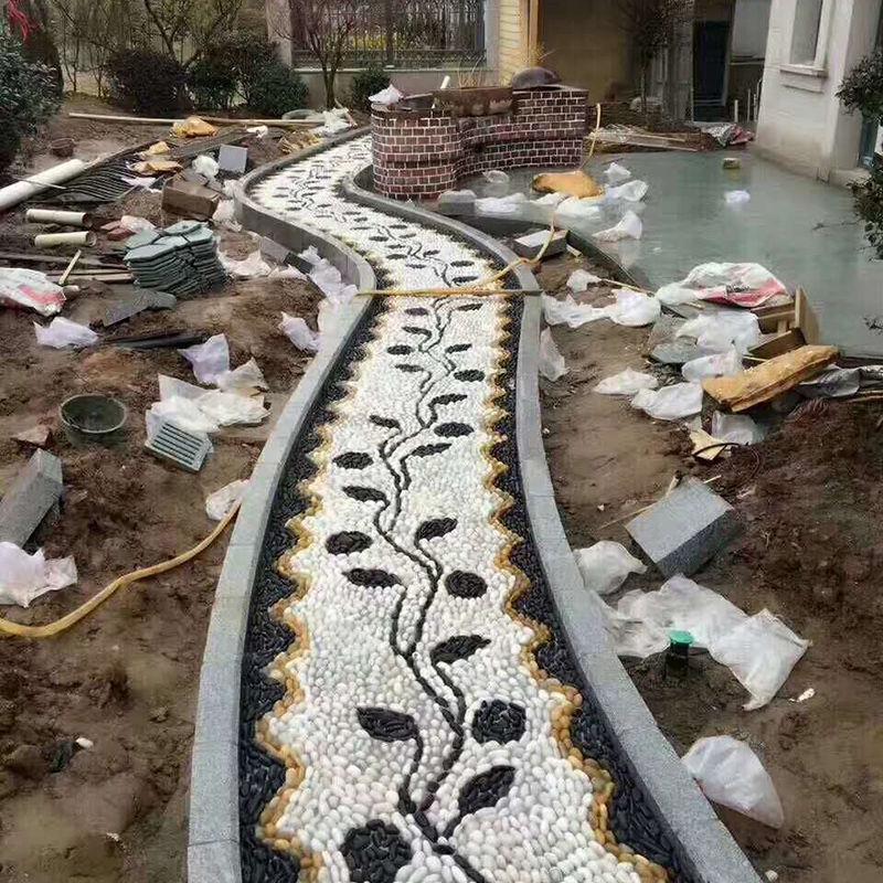 Polished White Natural Pebble Stones for Hydroponics, Fish Tanks, Landscaping, and Balcony Decor