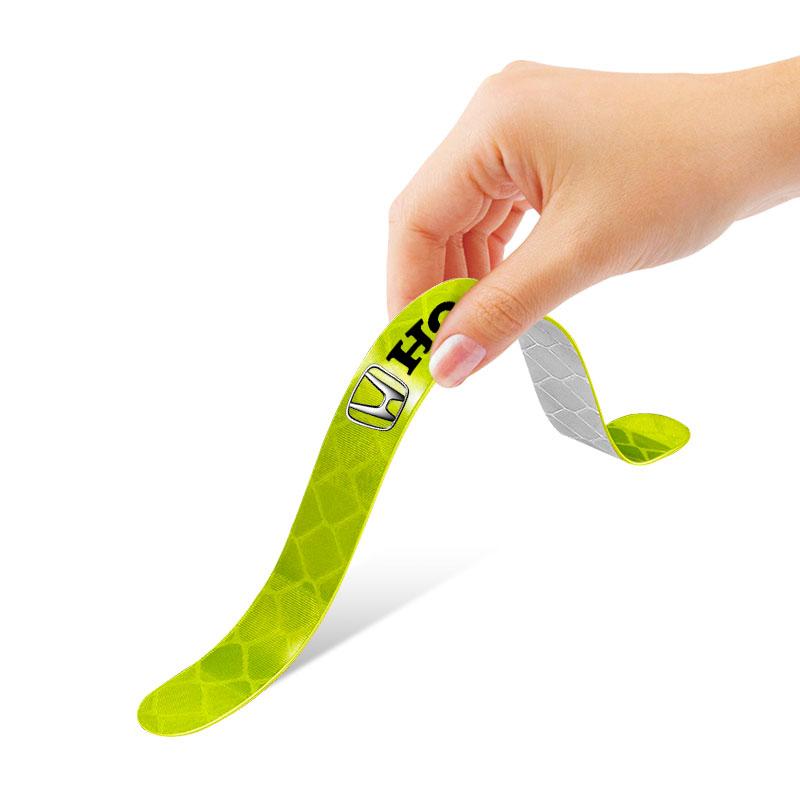 Auto Radnabe Reflektierende Aufkleber Reifen Felge Leuchtendes Zubehör Für Honda Fit Mugen Insight Type S R VTEC DOHC Modulo Vezel Legend RR Si