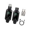 Mic Transmitter Receiver Speaker with LCD Automatic Connection Stable Transmission Microphone System Universal Plugged Into XLR