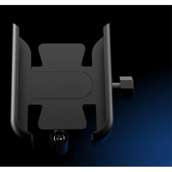 Universal Handlebar Mount Phone Holder - Aluminum Alloy for Motorcycles Bikes Fits 4-7 Inch Phones GPS 20-30mm Bars Helmet Communication 7