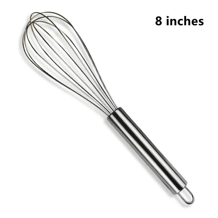 6/8/10/12inch High Quality Stainless Steel Balloon Whisk Creative Balloon Egg Beater Manual Egg Whisk Milk Cream Butter Whisk