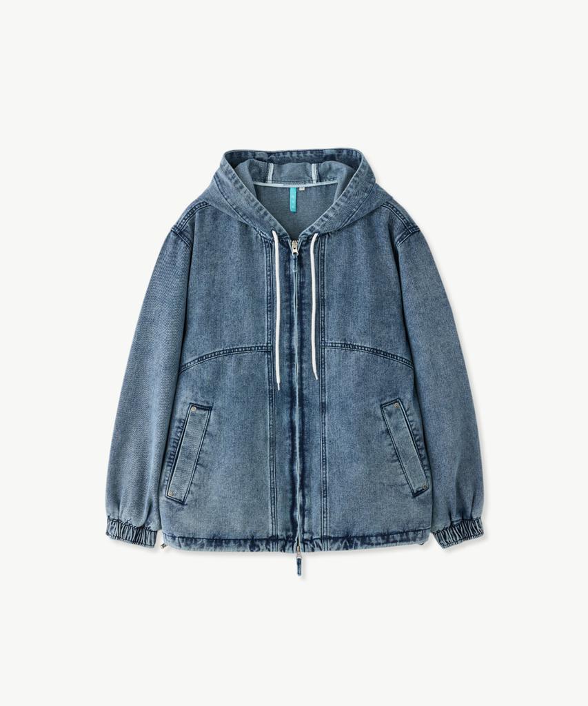 Stco Diems Cutout Denim Hoodie Zip-Up_Blue (Oversized)_Ldjxa01Osl