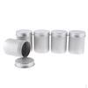 Aluminum Tin Jars Cosmetic Metal Tins Empty Container Pot Screw Lid for Candle, Lip , Salve, Makeup,