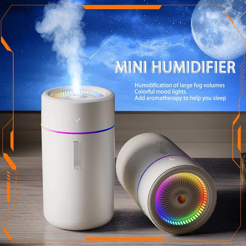 350ML Car Air Humidifier USB Essential Oil Diffuser   Humidify Mist Maker LED Night Light Mini Ultrasonic Humidifier Smell