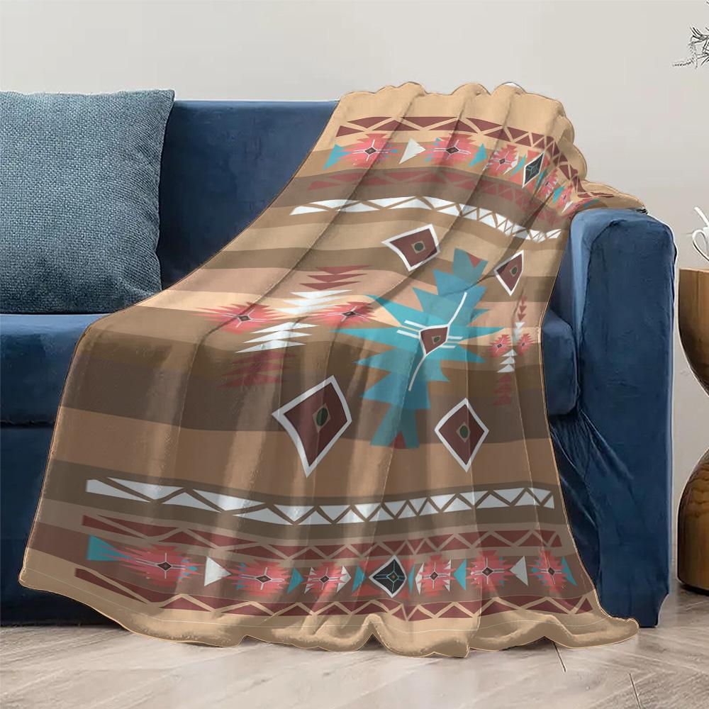 Tribal Vzorovádeka Hodit Měkká Fleecovádeka Navajo Koberec Postelovádeka pro Pohovku Gauč Dekorace Dárek
