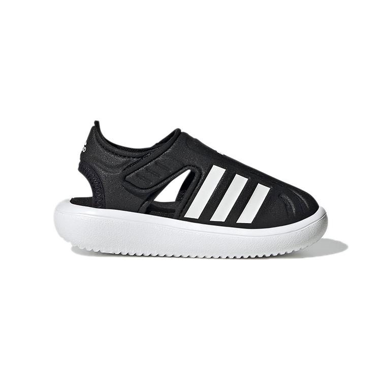 New Adidas Water Sandal Closed-Toe Summer Low-Top Sandal Black Infant And Toddler GW0391