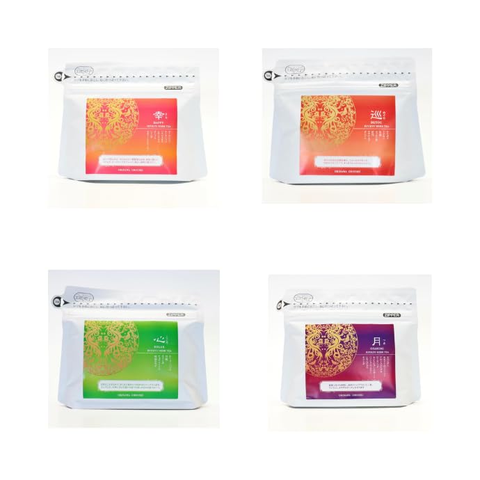 

Sanpin Tea Ryukyu Herb Tea Set + 4-Pack (Happiness, Circulation, Heart, Moon)