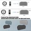 2pcs Universal Tire Cover Waterproof Heavy Duty Wheel Protector Covers Dustproof for Truck Trailer Campers