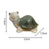 Cute Cartoon Little Turtle Statue Decorativ Tray Desk Decoration Ornaments Creative Turtle Sculpture Room Aesthetic Decor