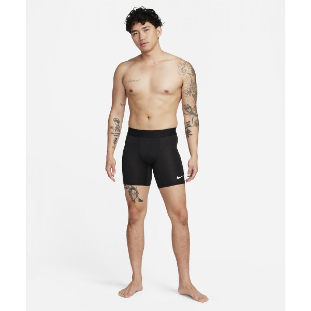 Nike Pantaloncini Fitness Pro Dry Fit M Nero Bianco Fb7959 010