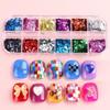 Laser Shiny Nail Art Sequins Holographic Nail Charms New Sequins Nail Decorations  French Manicure
