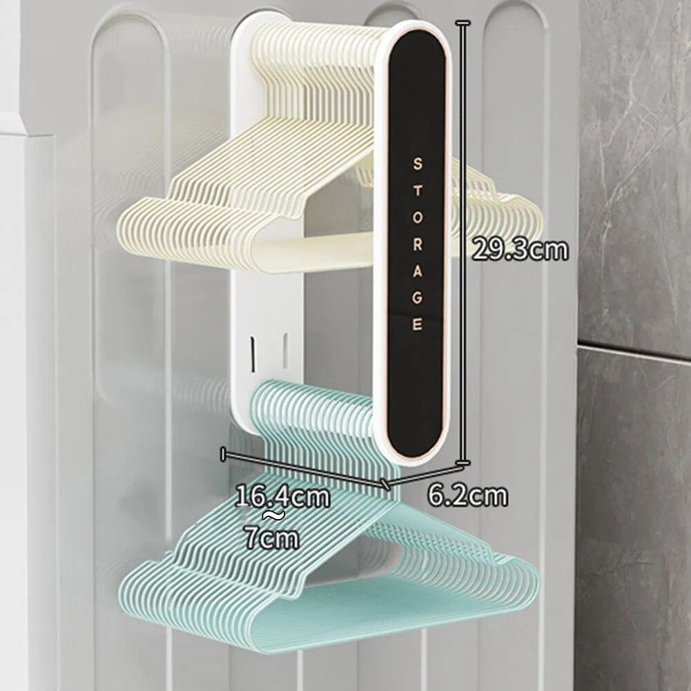 

Вешалка для одежды, выдвижная регулируемая стойка, полка для хранения одежды, настенная полка для одежды, вешалка для балкона, подвесная стойка 1PCS белый