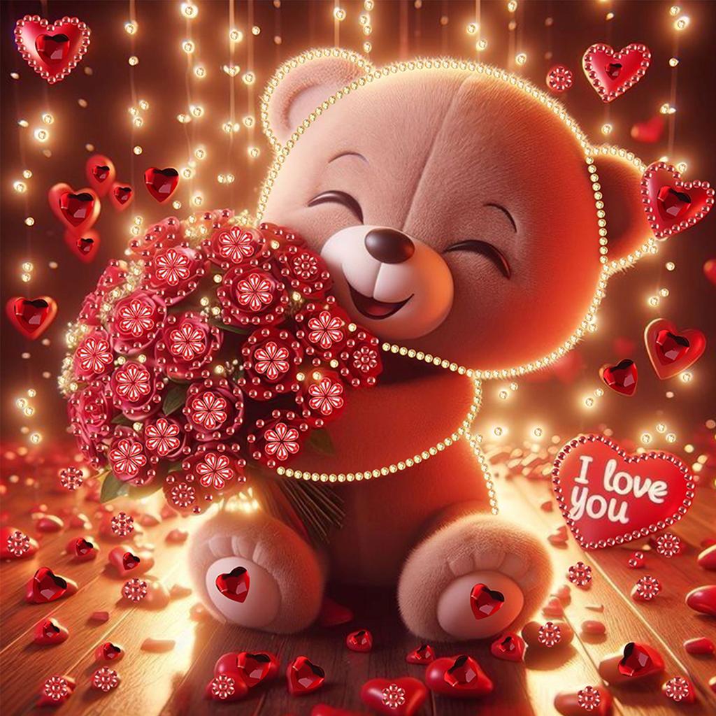 Easter Special Shaped 5D DIY Partial Drill Diamonds Paintings Gem Art for Adults DIY Gift Home Decor Crystal Diamond Art 30x30cm