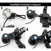 Bicycle Mountain Bike Usb Headlight Front Light Power Bank For Night Riding