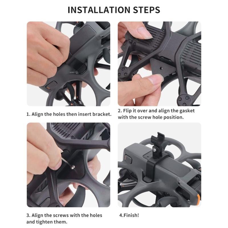Drones Strobe Light High Lumen LED Spotlights with Brackets for Avata 2 Drones, 120Lumen Waterproof Outdoor Accessory