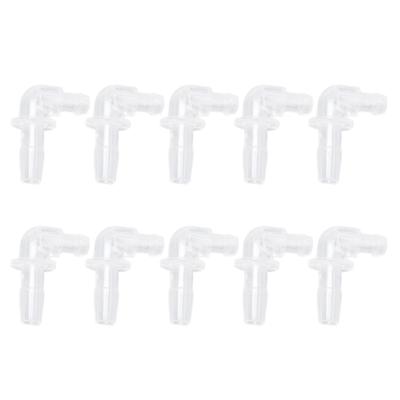 10pcs BTE Tubing Adaptor Clearer Sound Quality Transparent Sound Aid Tubing Connector For Siemens