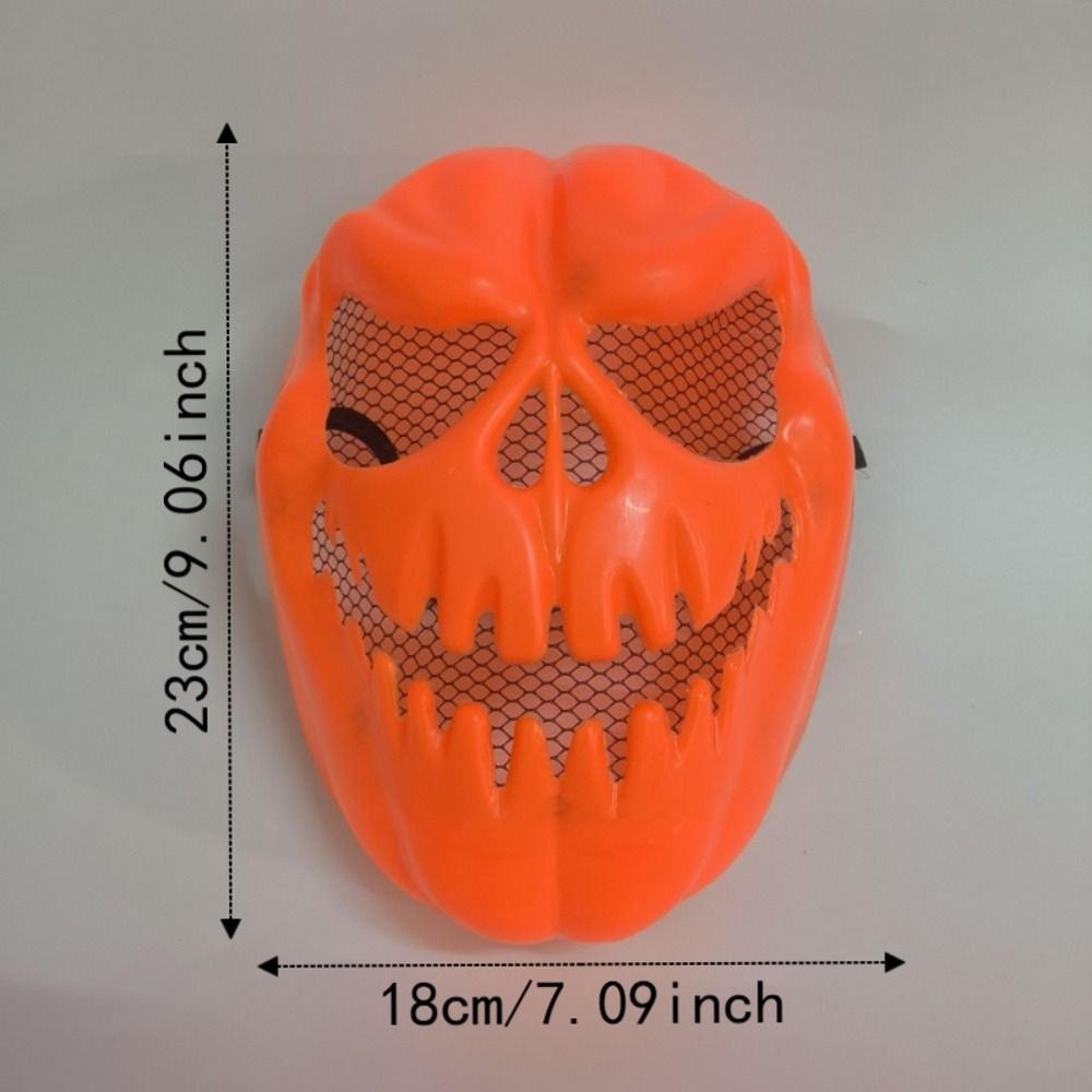Creativity Scary Pumpkin Mask Realistic Full Face Mask Halloween Pumpkin Mask Halloween Party