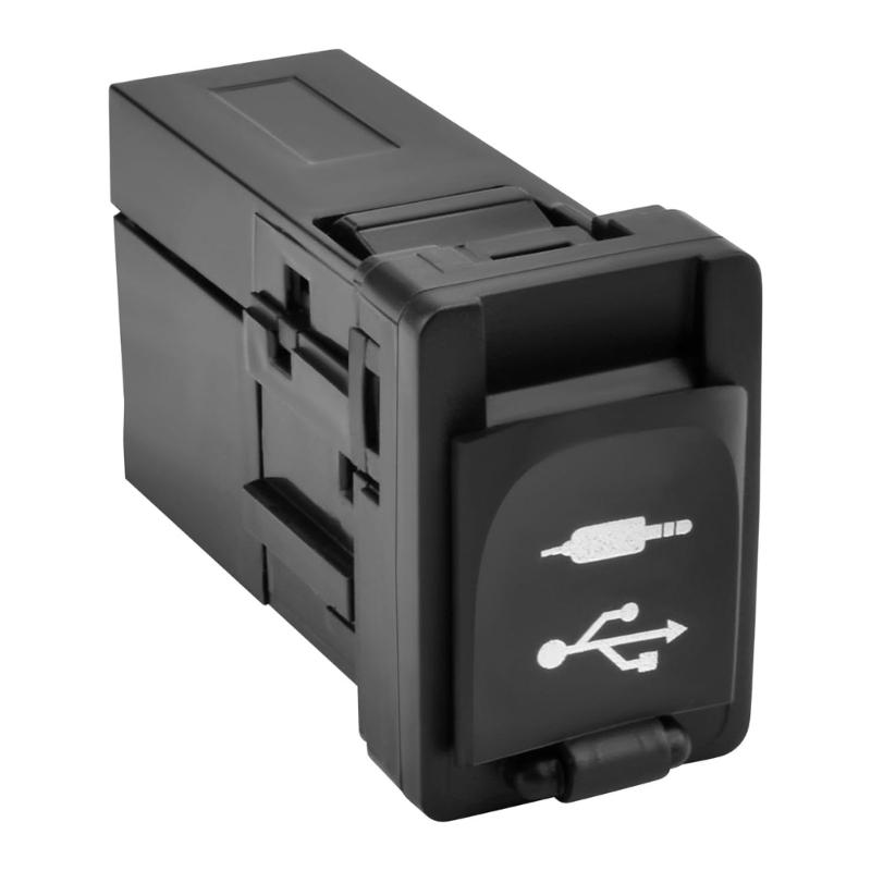 

Car Plugs & Play High Efficiency USB AUX Input Socket Charging Interface Adapter for 86190-0R010 86190-52060 55434-02220 1