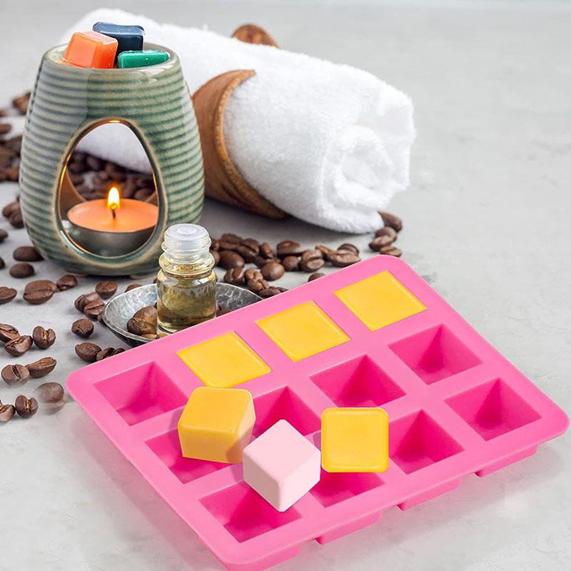 12/20/24 Cavity Chocolate Bars Silicone Mold Rectangle Square Granola Protein Energy Maker Whiskey Ice Cube Tray Candy Pralines