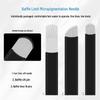 Ultra-fine U-shaped 14/18-pin Microblading Blade for Eyebrows, 0.18mm Curved Needle