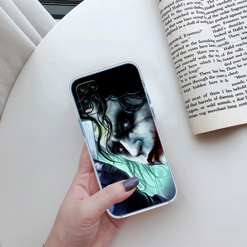 Joker Art Transparent Phone Case for Motorola Moto Edge 20 30 40 50 S30 Fusion Ultra Pro Neo Lite + G200 G23