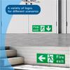 Exit Signs For Business Safety Exit Sign Sticker 7 Piece Fade Resistant Decal Survival Sticker For Industrial Outdoor Door Men