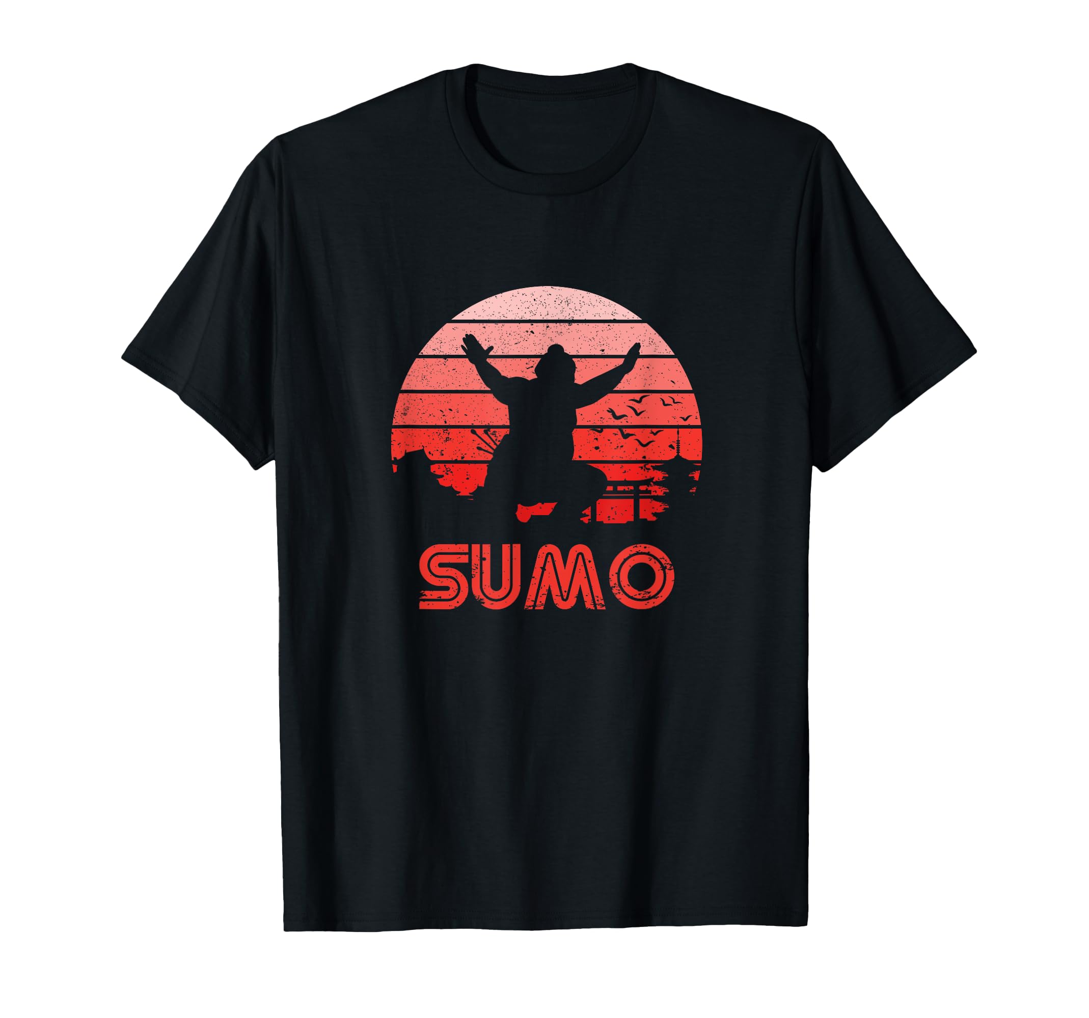 

Футболка Retro Sunset Sumo чёрный
