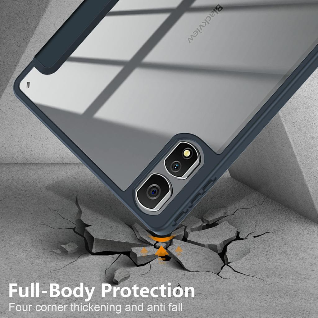 For Blackview Tab 16 Pro Case Auto Sleep/Wake PU Leather Flip Tablet Cover Triple-Fold Stand