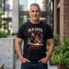 Old Guys Surf Club T-Shirt; Too Old To Wipe Out Retro Tee; Funny Surfer Art Vintage Ocean Beach Graphic Top