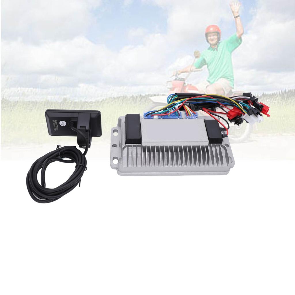 36V 48V 60V 1000W 38A Electric Bike Controller Kit Aluminum Alloy ZM Brushless Controller with G51 LCD Display for Electric Bike Modification