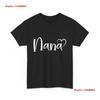 Grandmother T Shirt Nana Heart Grandma Gigi Mothers Day Cute Vintage Washed Soft Homme Comfortable Top For Everyday Wear