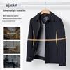 Septwolves Men's Fashion Lapel Commuter Jacket