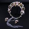 Zinc Zinc Alloy Princess Crowns Rhinestone Bride Tiaras Simple Flower Crown  Women