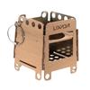 Portable Stainless Steel Lightweight Folding Wood Stove   Stove Outdoor Camping Cooking Picnic Backpacking Stove