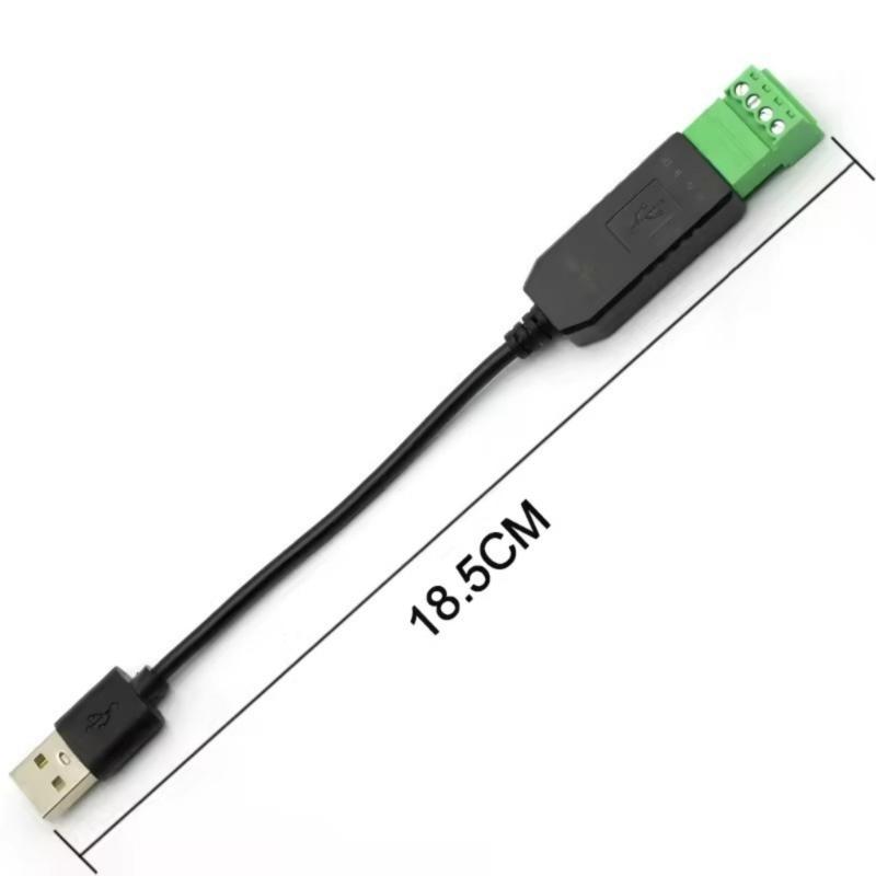 RS485 to USB Converter Serial Port Cable Industrial Communication Module Replacement For PLC Controller