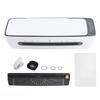 Photo Laminating Machine Hot Cold A4 Laminator with 12 Laminating Sheets Hole Punch Paper Cutter Corner Rounder US Plug