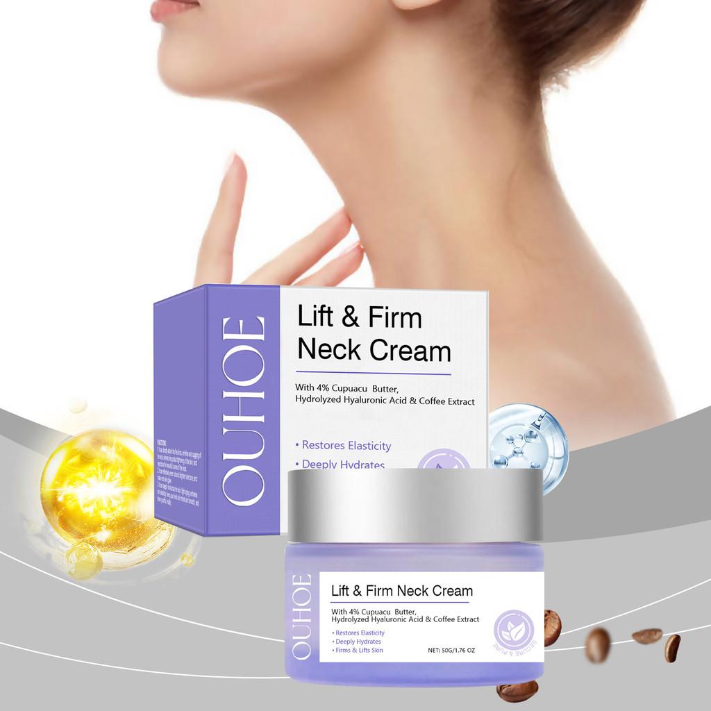 Ouhoe Neck Cream Moisturizing Firming Hydrating Refreshing Skin Care 50g Export Only