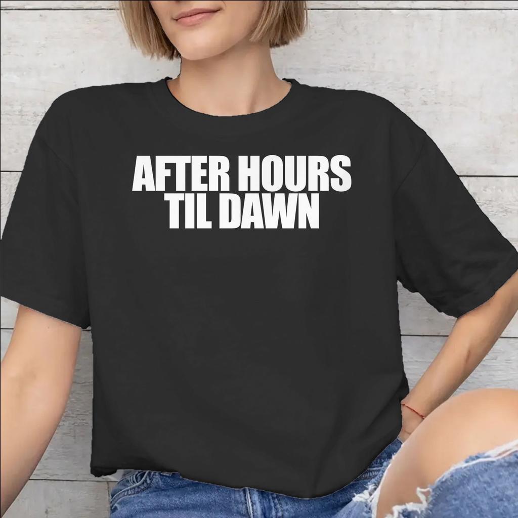 Unisex Unisex Printed The Weeknds After Hours Til Dawn Tour 2026 T Shirt Tee Pure Cotton Tshirts Clothes