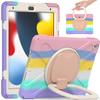 IPad Air 5 10.2 Inch Protective Case With Rotating Kickstand Shoulder Strap Shockproof SiliconePC Shell Daily Use Travel