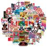 50 Woodstock Music Festival Graffiti Stickers Motorcycle Suitcase Notebook Waterproof