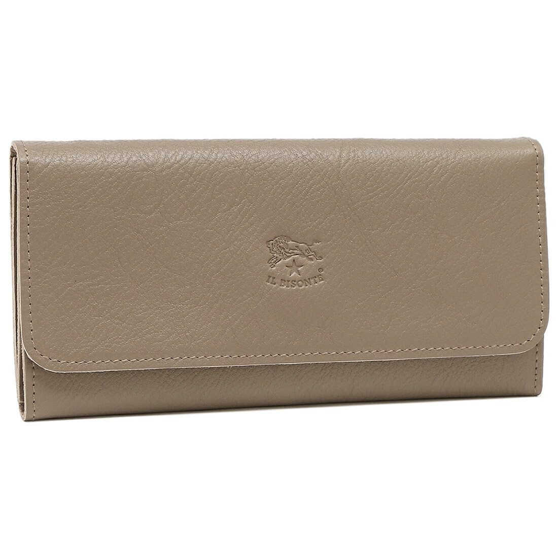 

Long Wallet Greige SCW009 PV0005 GY103B [Il Bisonte] Men s Women s [Item]